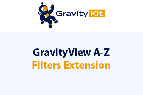 WordPress плагин GravityView A-Z Filters Extension