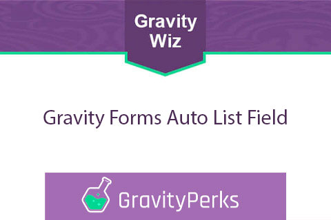 Gravity Forms Auto List Field