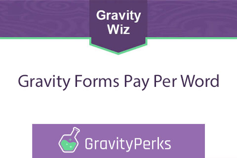 Gravity Forms Pay Per Word
