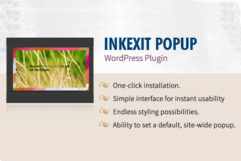 WordPress плагин InkThemes InkExit Popup