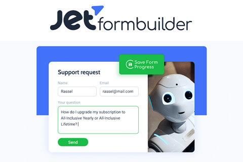 WordPress плагин JetFormBuilder Pro Save Form Progress