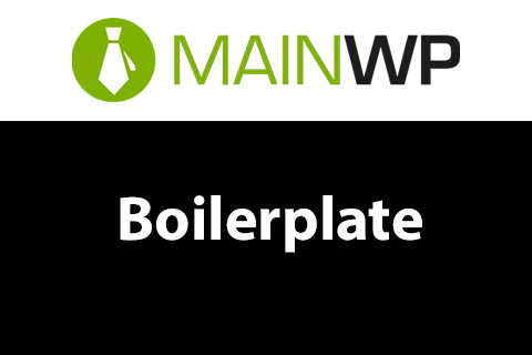 WordPress плагин MainWP Boilerplate