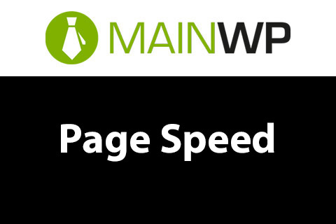 MainWP Page Speed