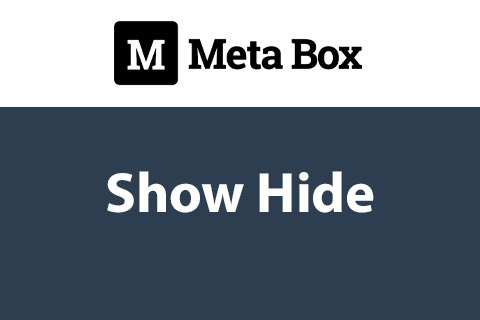 Meta Box Show Hide