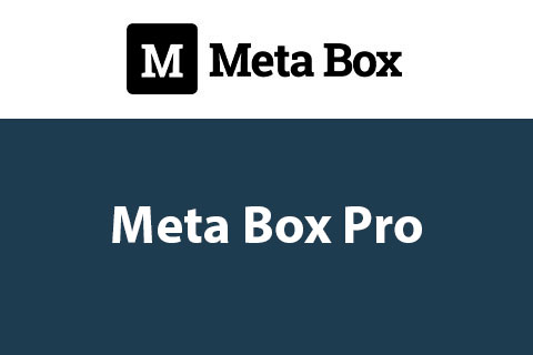 Meta Box Pro