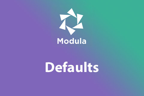 WordPress плагин Modula Defaults