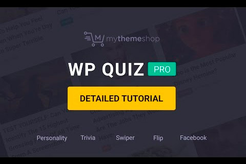 WordPress плагин MyThemeShop WP Quiz Pro