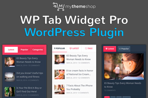 WordPress плагин MyThemeShop WP Tab Widget Pro