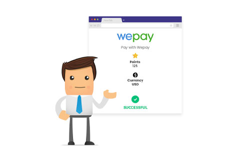 WordPress плагин buyCred WePay