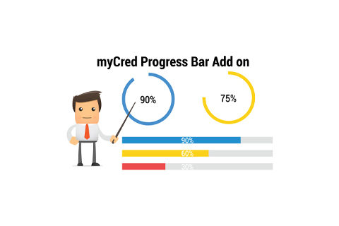 WordPress плагин myCred Progress Bar