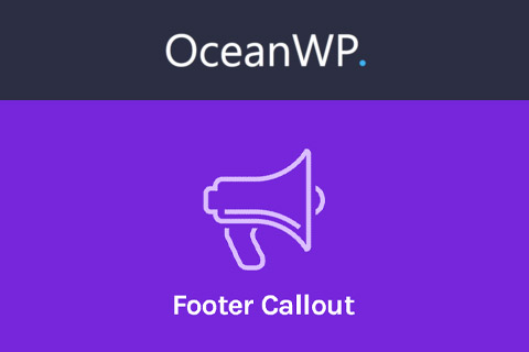 OceanWP Footer Callout