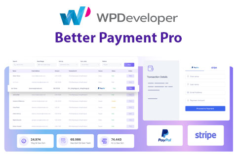 WordPress плагин Better Payment Pro