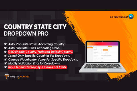 WordPress плагин Country State City Dropdown Pro