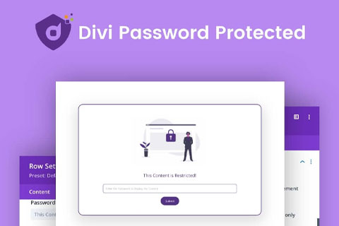 WordPress плагин Divi Password Protected
