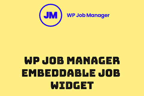 WordPress плагин WP Job Manager Embeddable Job Widget