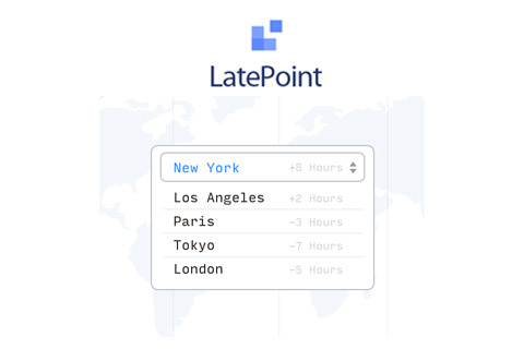 LatePoint TimeZone Selector