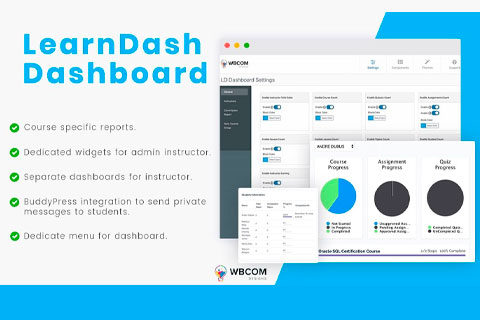 WordPress плагин Learndash Dashboard