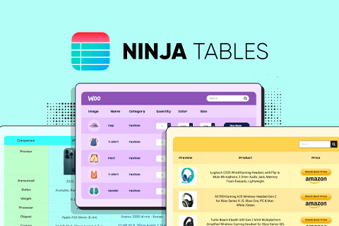 WordPress плагин Ninja Tables Pro