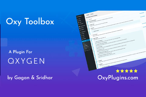 WordPress плагин Oxy Toolbox