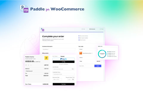 WordPress плагин Paddle checkout for WooCommerce