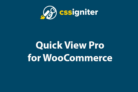 WordPress плагин Quick View Pro for WooCommerce