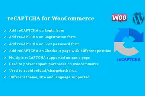 reCAPTCHA for WooCommerce