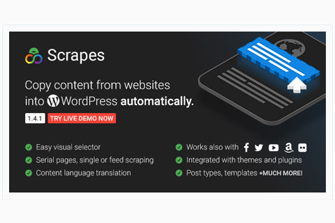 WordPress плагин CodeCanyon Scrapes