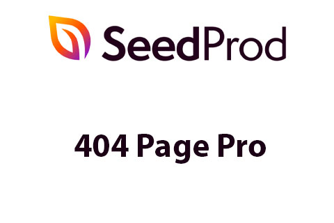 SeedProd 404 Page Pro