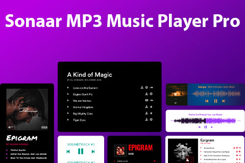 Sonaar MP3 Music Player Pro