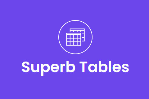 WordPress плагин Superb Tables