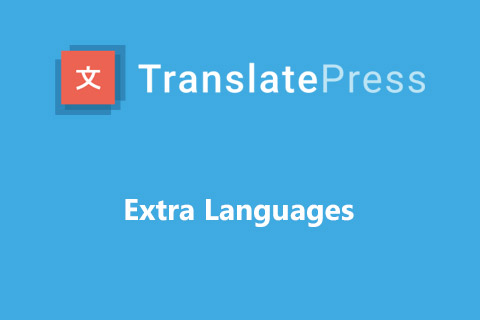 TranslatePress Extra Languages