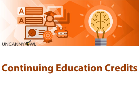 UncannyOwl Continuing Education Credits