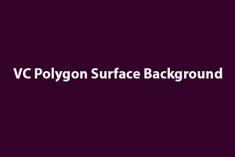 VC Polygon Surface Background