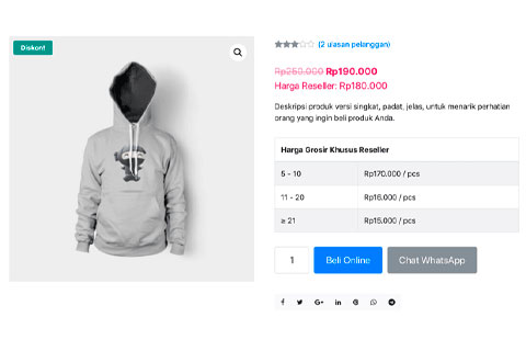 Woocommerce Harga Reseller