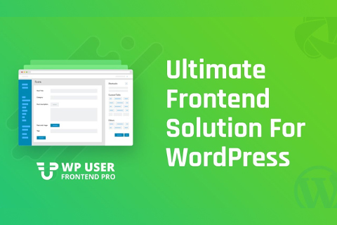 WordPress плагин weDevs WP User Frontend Pro