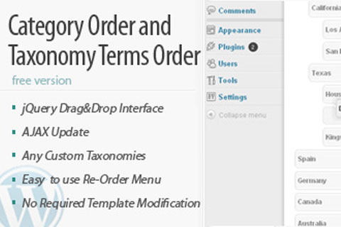 WordPress плагин Advanced Taxonomy Terms Order