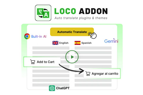 Automatic Translate Addon for Loco Translate Pro