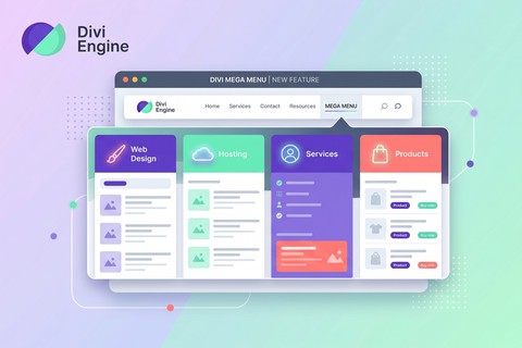 Divi Engine Divi Mega Menu