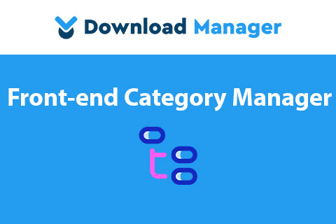 Download Manager Front-end Category Manager