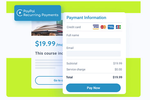 Crocoblock JetFormBuilder PayPal Recurring payments