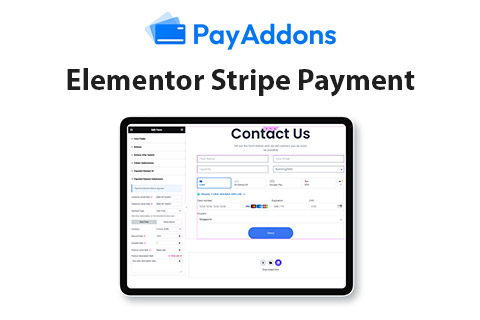 Pay Addons Elementor Stripe Payment