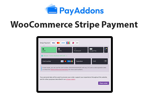 Pay Addons WooCommerce Stripe Payment