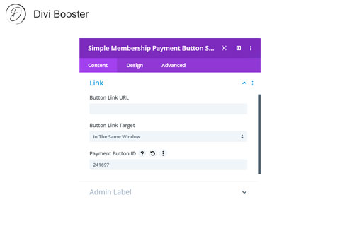 Simple Membership Payment Button