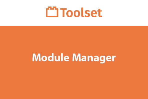 WordPress плагин Toolset Module Manager
