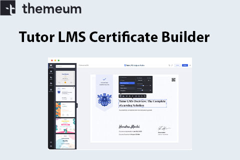 WordPress плагин Tutor LMS Certificate Builder