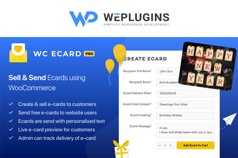 WooCommerce eCards Pro
