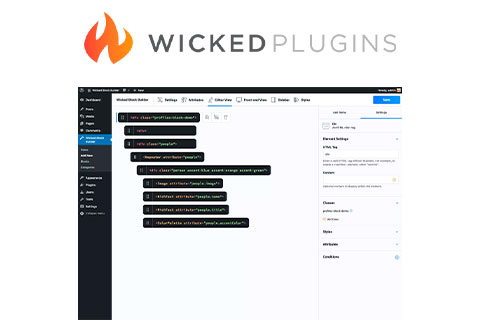 WordPress плагин Wicked Block Builder Pro