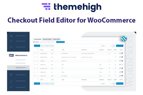 Checkout Field Editor for WooCommerce