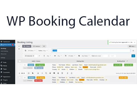 Booking Calendar