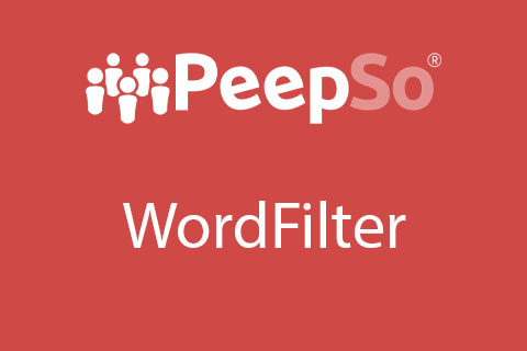 PeepSo WordFilter